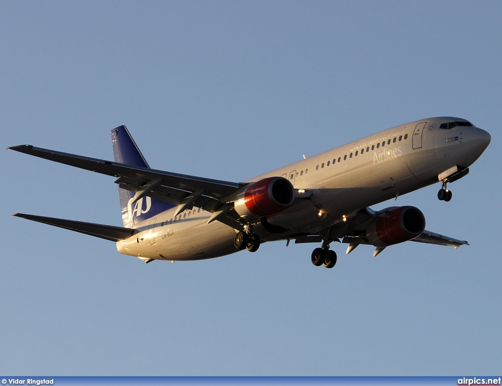 LN-RCX, Boeing 737-800, Scandinavian Airlines System (SAS)