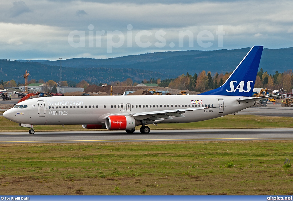 LN-RCX, Boeing 737-800, Scandinavian Airlines System (SAS)