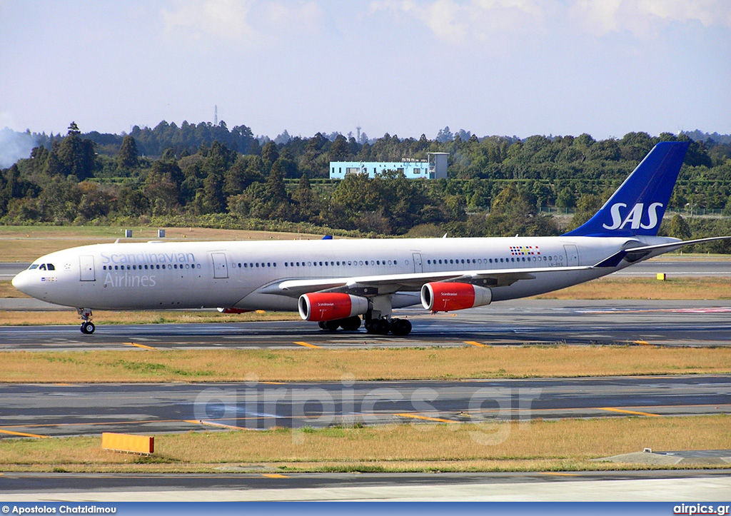 LN-RKG, Airbus A340-300, Scandinavian Airlines System (SAS)