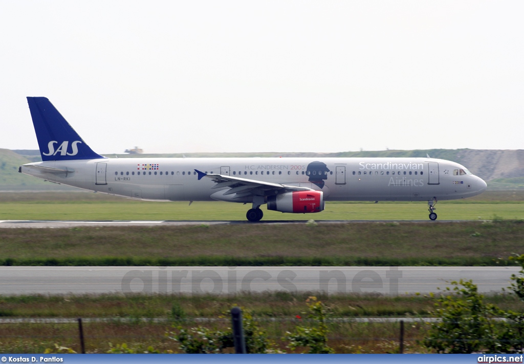 LN-RKI, Airbus A321-200, Scandinavian Airlines System (SAS)