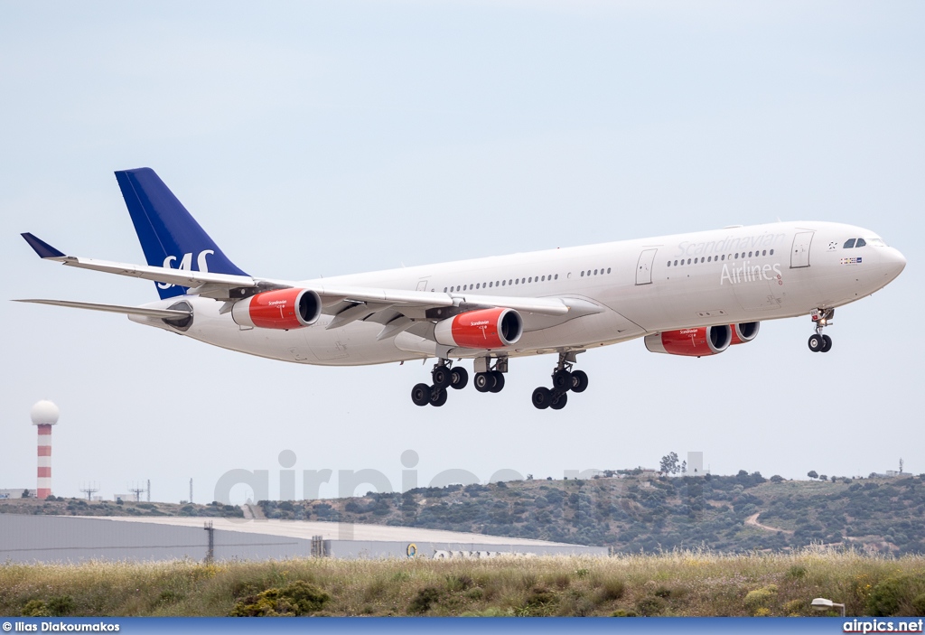 LN-RKP, Airbus A340-300, Scandinavian Airlines System (SAS)