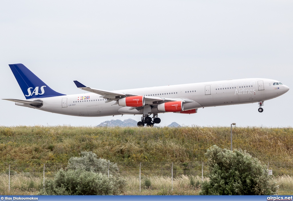 LN-RKP, Airbus A340-300, Scandinavian Airlines System (SAS)