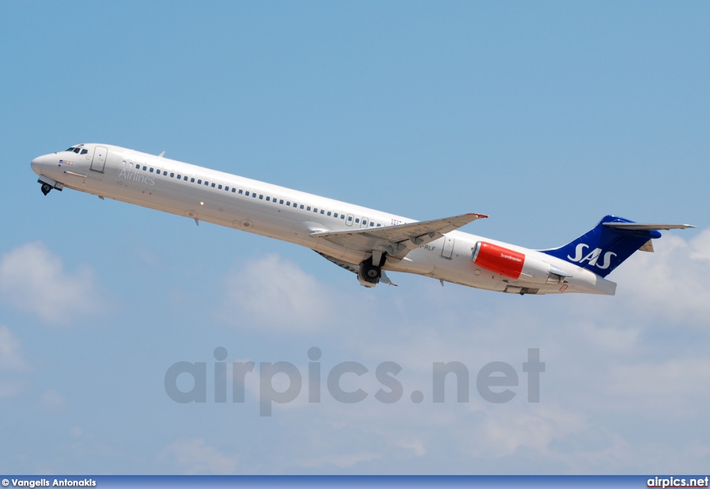 LN-RLF, McDonnell Douglas MD-82, Scandinavian Airlines System (SAS)