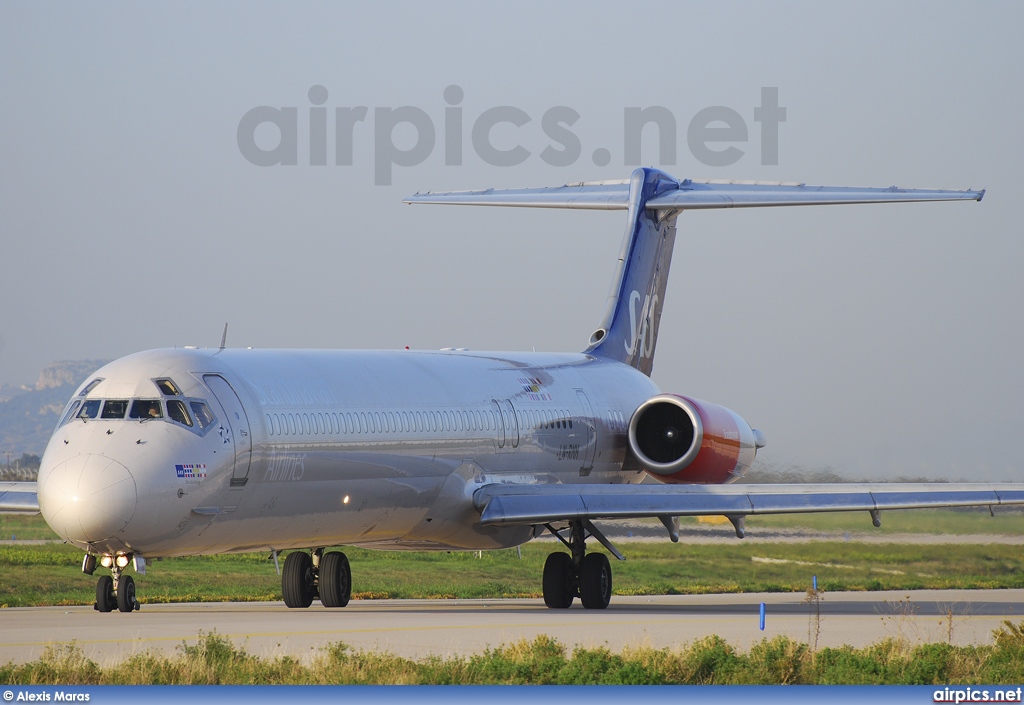 LN-RMM, McDonnell Douglas MD-82, Scandinavian Airlines System (SAS)