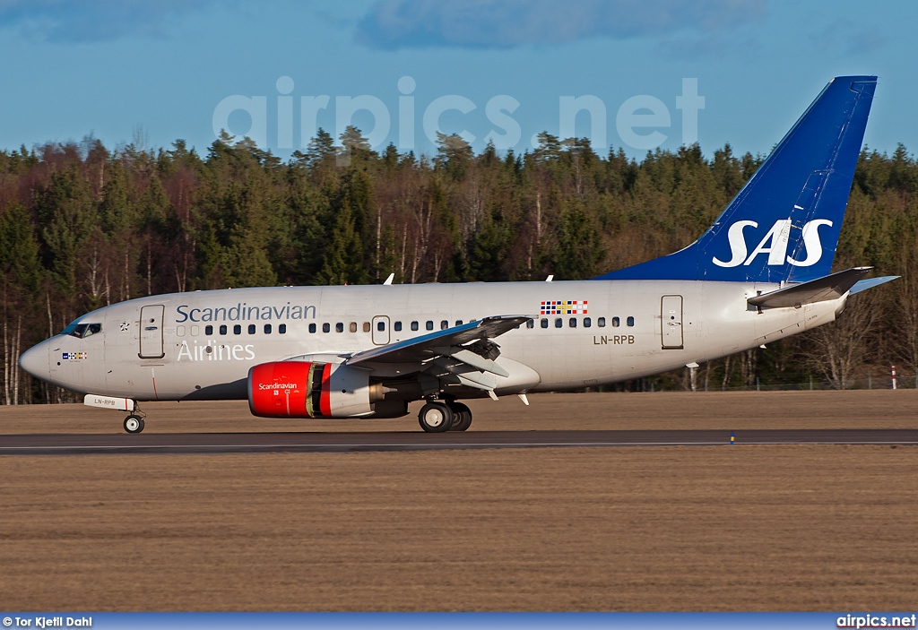 LN-RPB, Boeing 737-600, Scandinavian Airlines System (SAS)