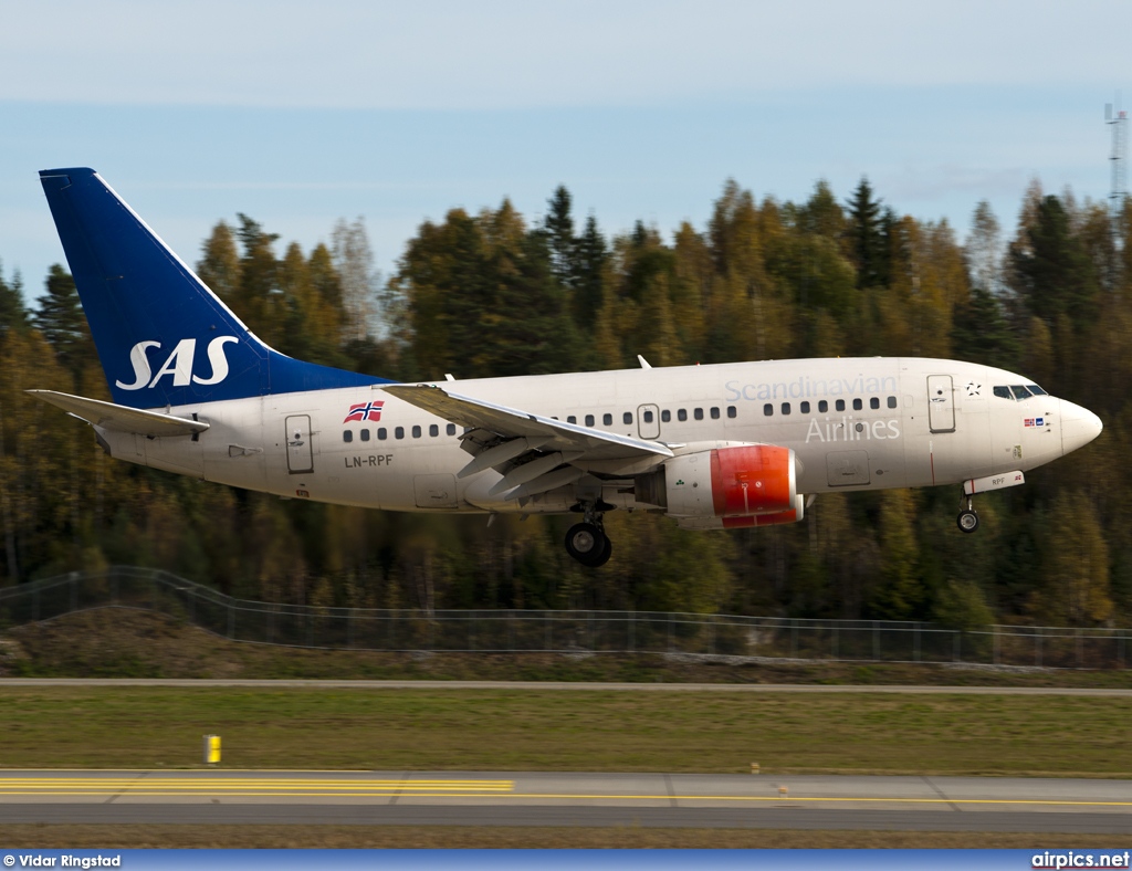 LN-RPF, Boeing 737-600, Scandinavian Airlines System (SAS)
