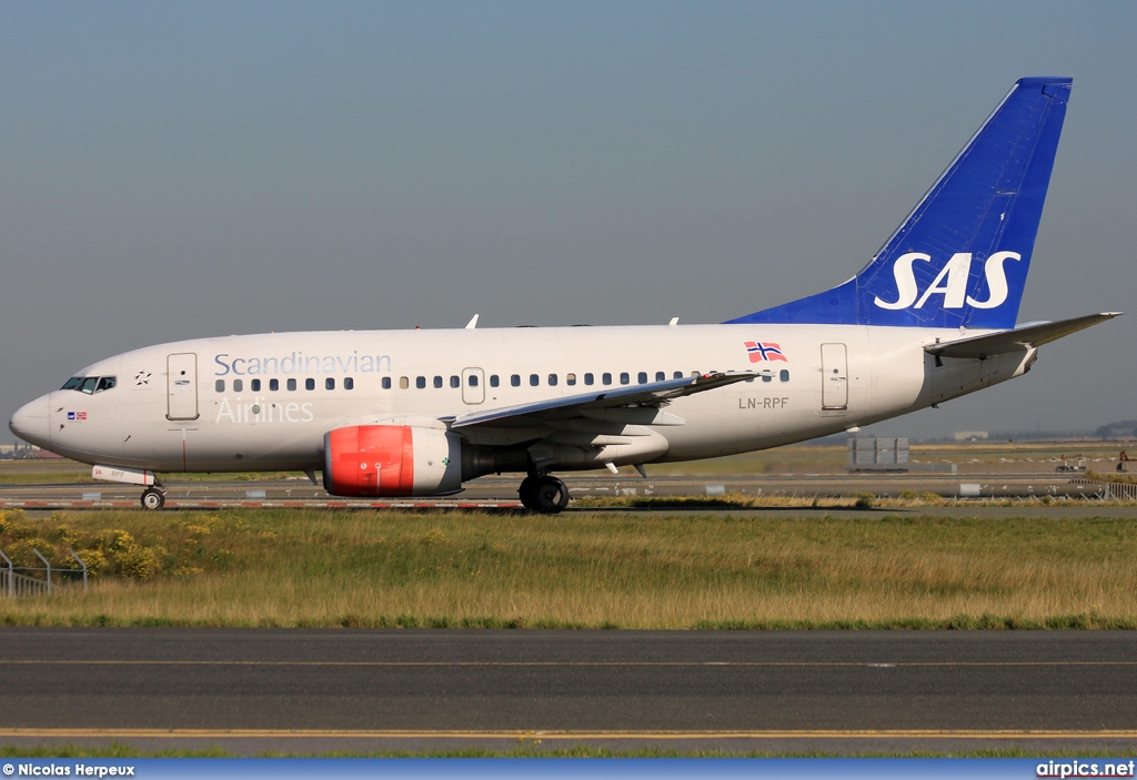 LN-RPF, Boeing 737-600, Scandinavian Airlines System (SAS)