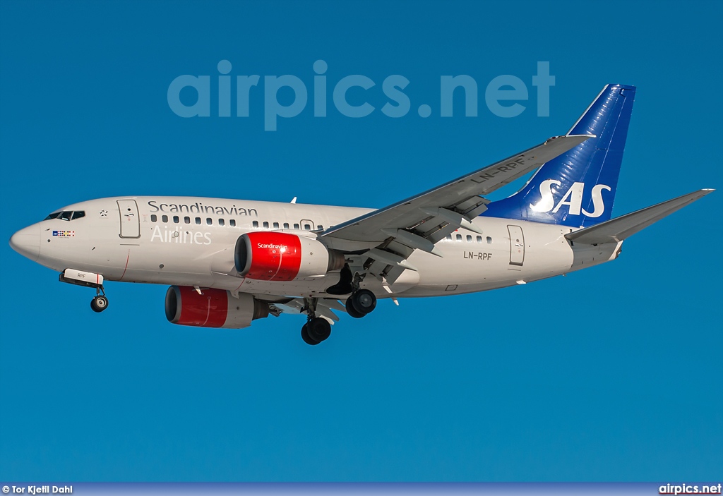 LN-RPF, Boeing 737-600, Scandinavian Airlines System (SAS)