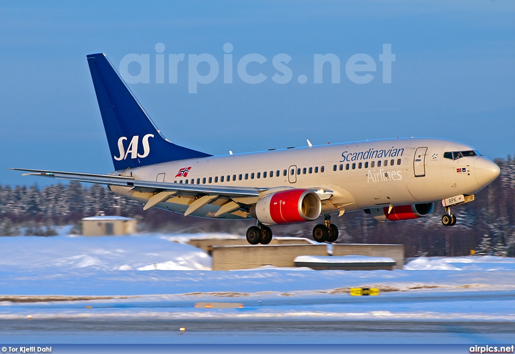 LN-RPK, Boeing 737-700, Scandinavian Airlines System (SAS)