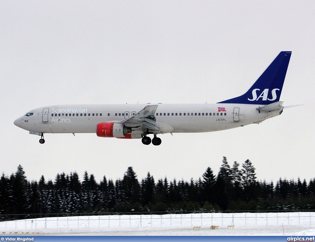 LN-RPL, Boeing 737-800, Scandinavian Airlines System (SAS)