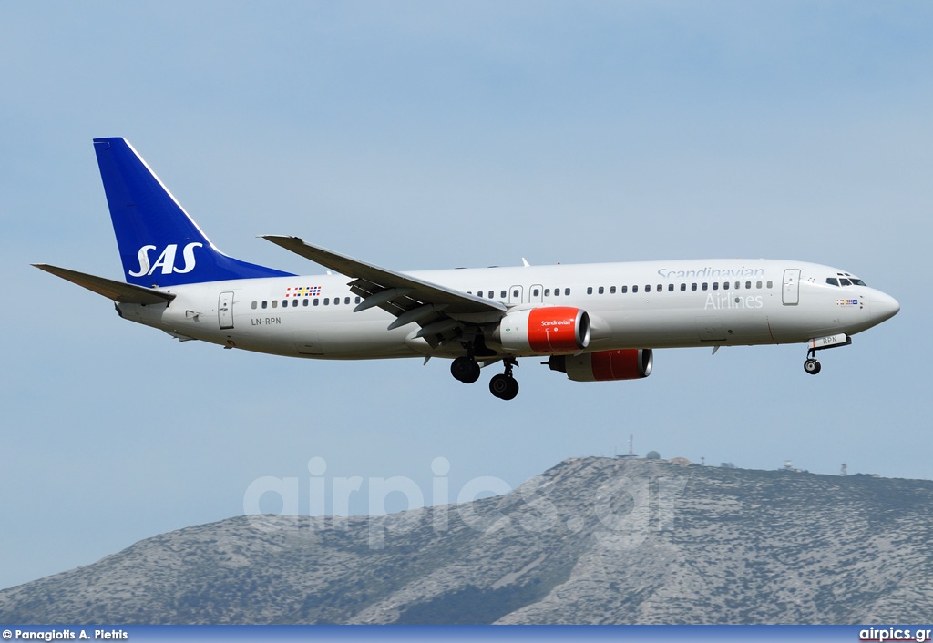 LN-RPN, Boeing 737-800, Scandinavian Airlines System (SAS)
