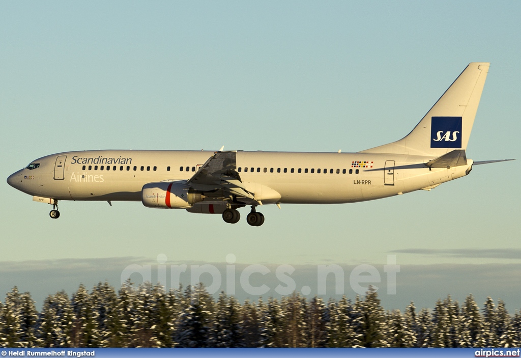 LN-RPR, Boeing 737-800, Scandinavian Airlines System (SAS)