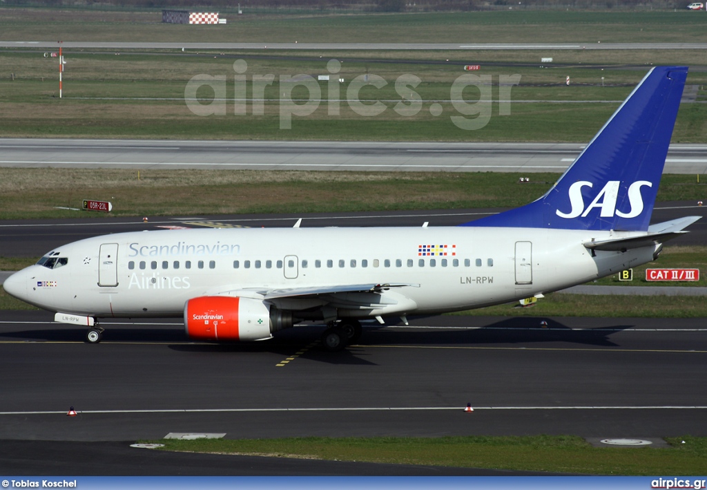 LN-RPW, Boeing 737-600, Scandinavian Airlines System (SAS)