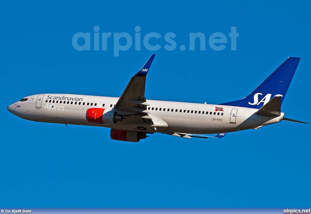 LN-RRE, Boeing 737-800, Scandinavian Airlines System (SAS)