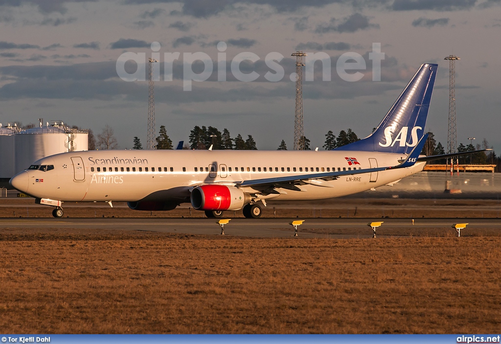 LN-RRE, Boeing 737-800, Scandinavian Airlines System (SAS)
