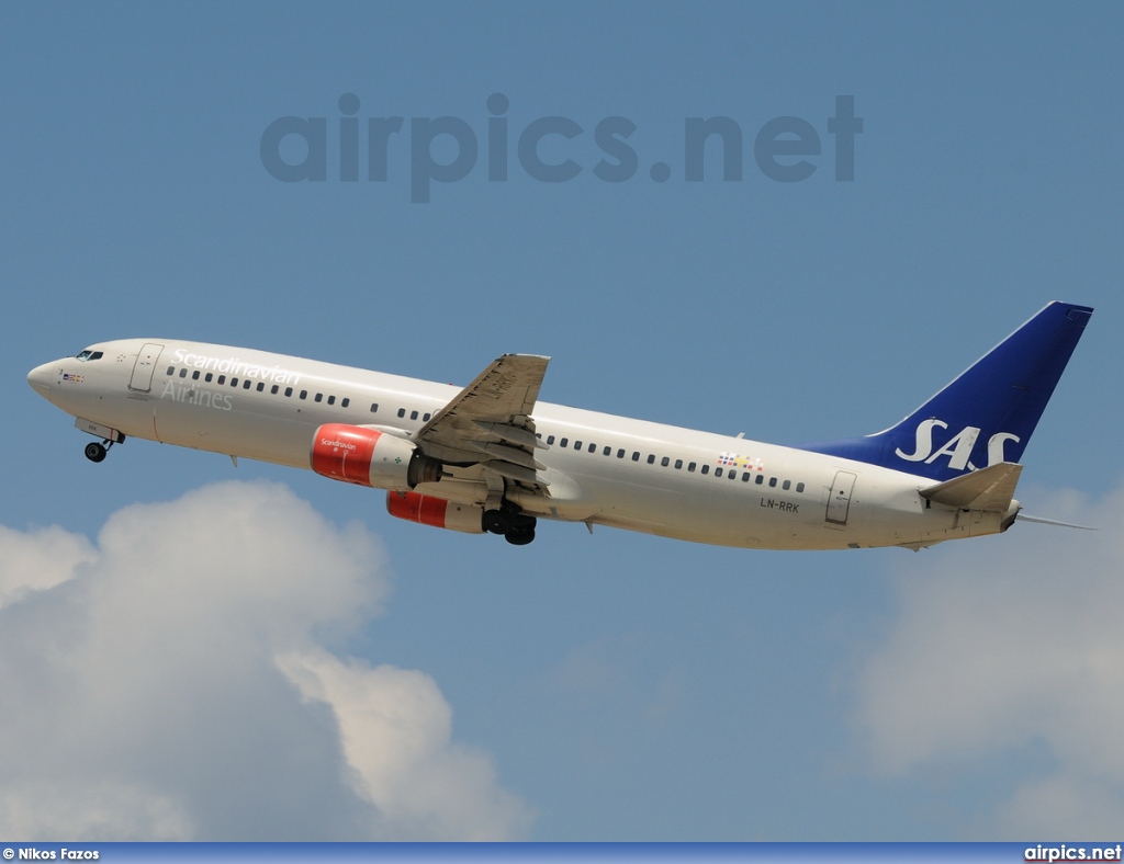 LN-RRK, Boeing 737-800, Scandinavian Airlines System (SAS)