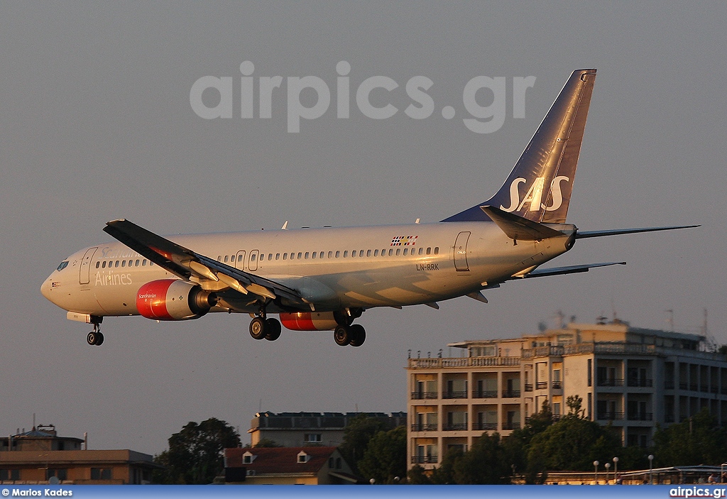 LN-RRK, Boeing 737-800, Scandinavian Airlines System (SAS)