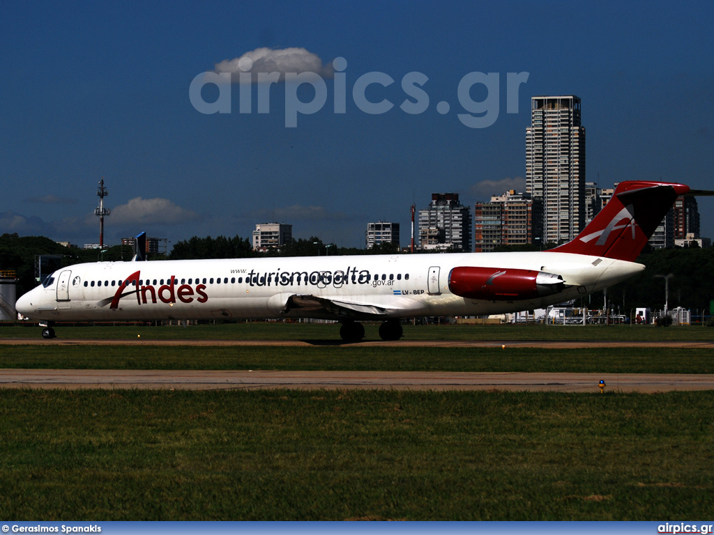 LV-BEP, McDonnell Douglas MD-82, Andes Lineas Aereas