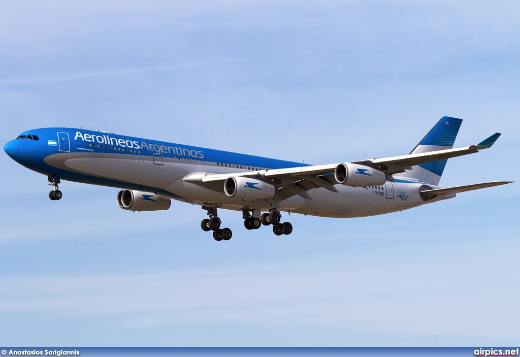 LV-CSE, Airbus A340-300, Aerolineas Argentinas