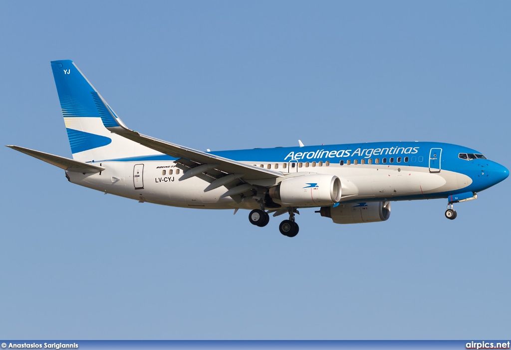 LV-CYJ, Boeing 737-700, Aerolineas Argentinas