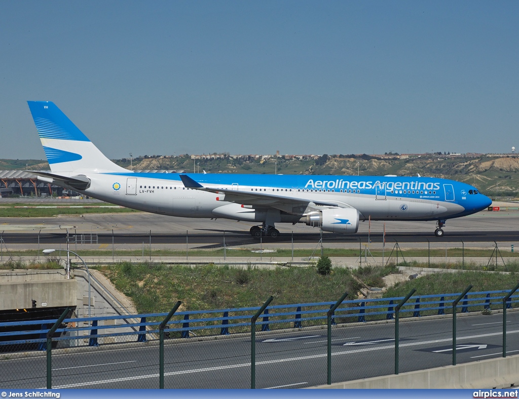 LV-FVH, Airbus A330-200, Aerolineas Argentinas