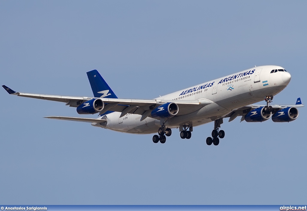 LV-ZPX, Airbus A340-200, Aerolineas Argentinas