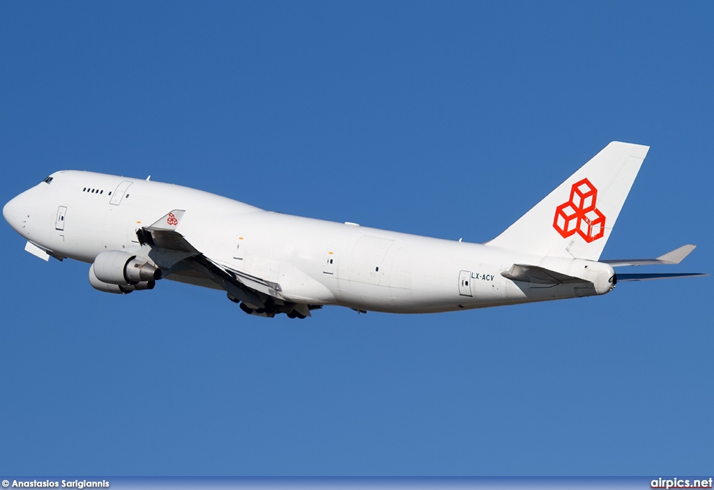 LX-ACV, Boeing 747-400(BCF), Cargolux