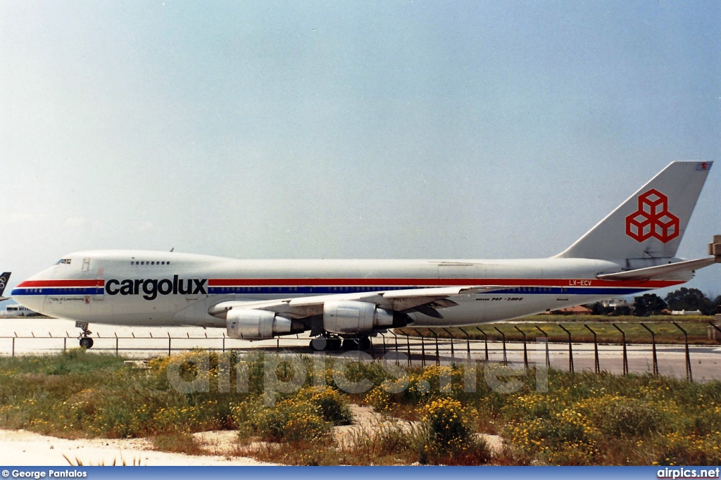 LX-ECV, Boeing 747-200C(SCD), Cargolux