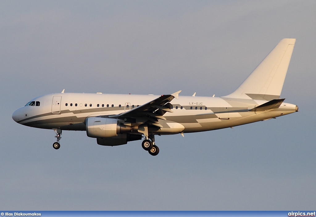 LX-GJC, Airbus A318-100CJ  Elite, Untitled