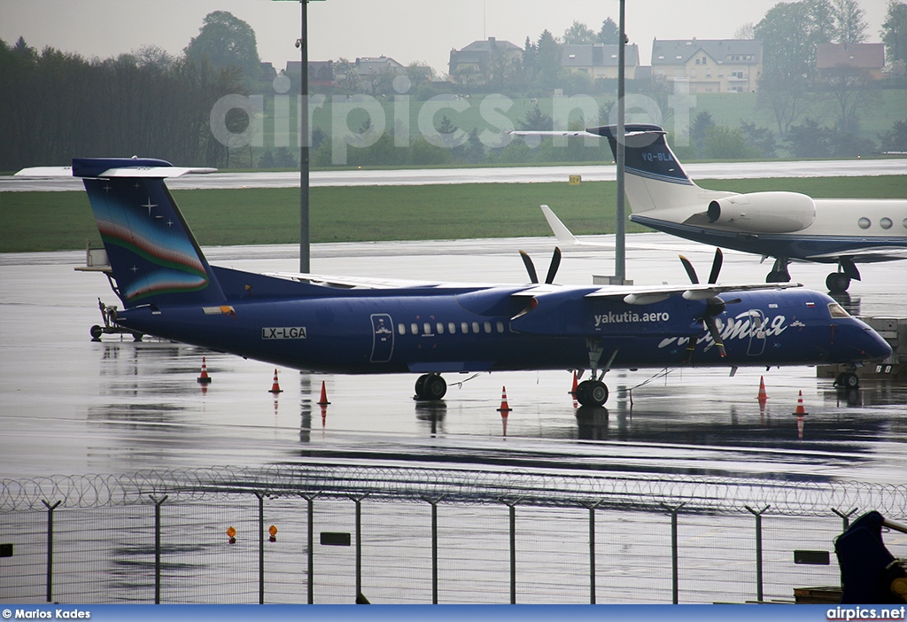 LX-LGA, De Havilland Canada DHC-8-400Q Dash 8, Yakutia Airlines