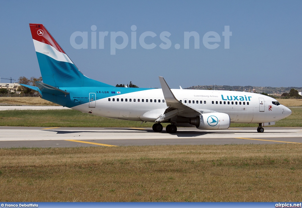 LX-LGR, Boeing 737-700, Luxair