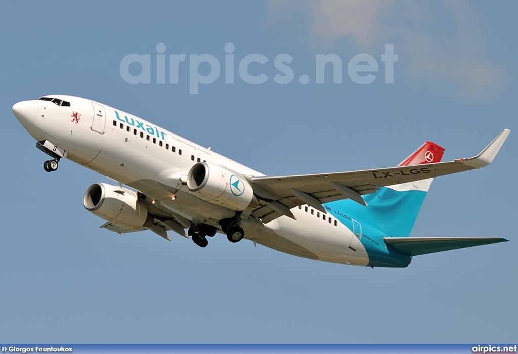 LX-LGS, Boeing 737-700, Luxair