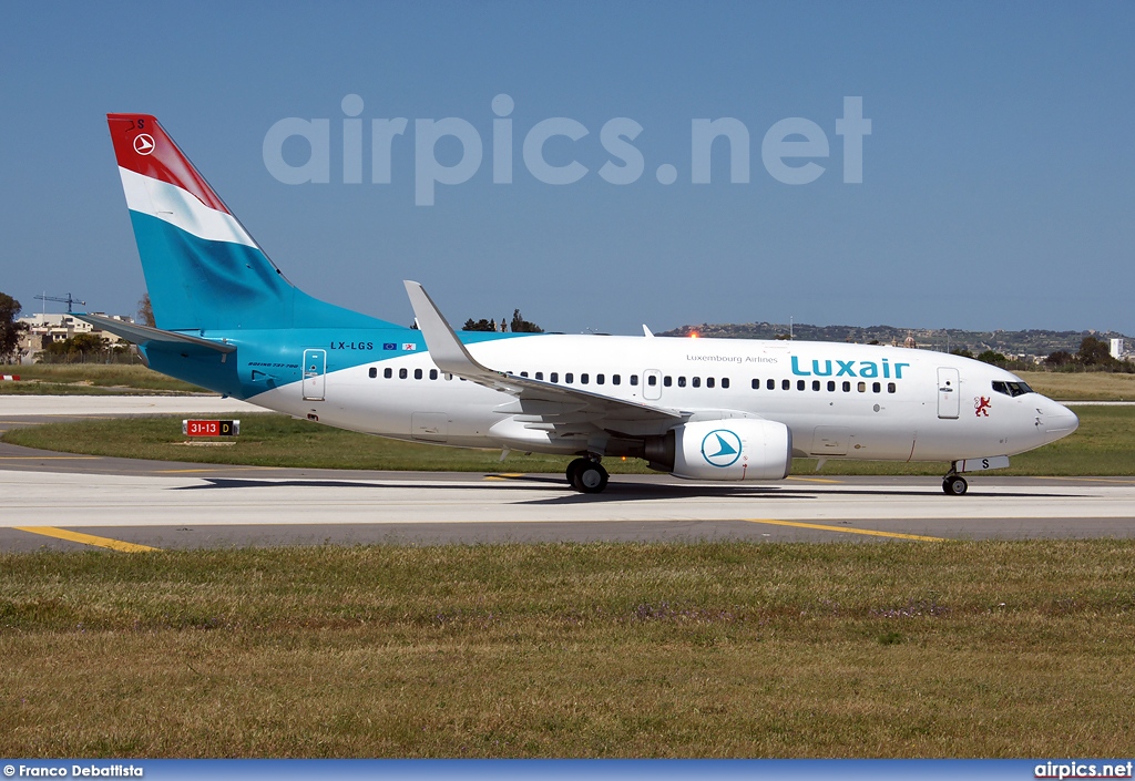 LX-LGS, Boeing 737-700, Luxair