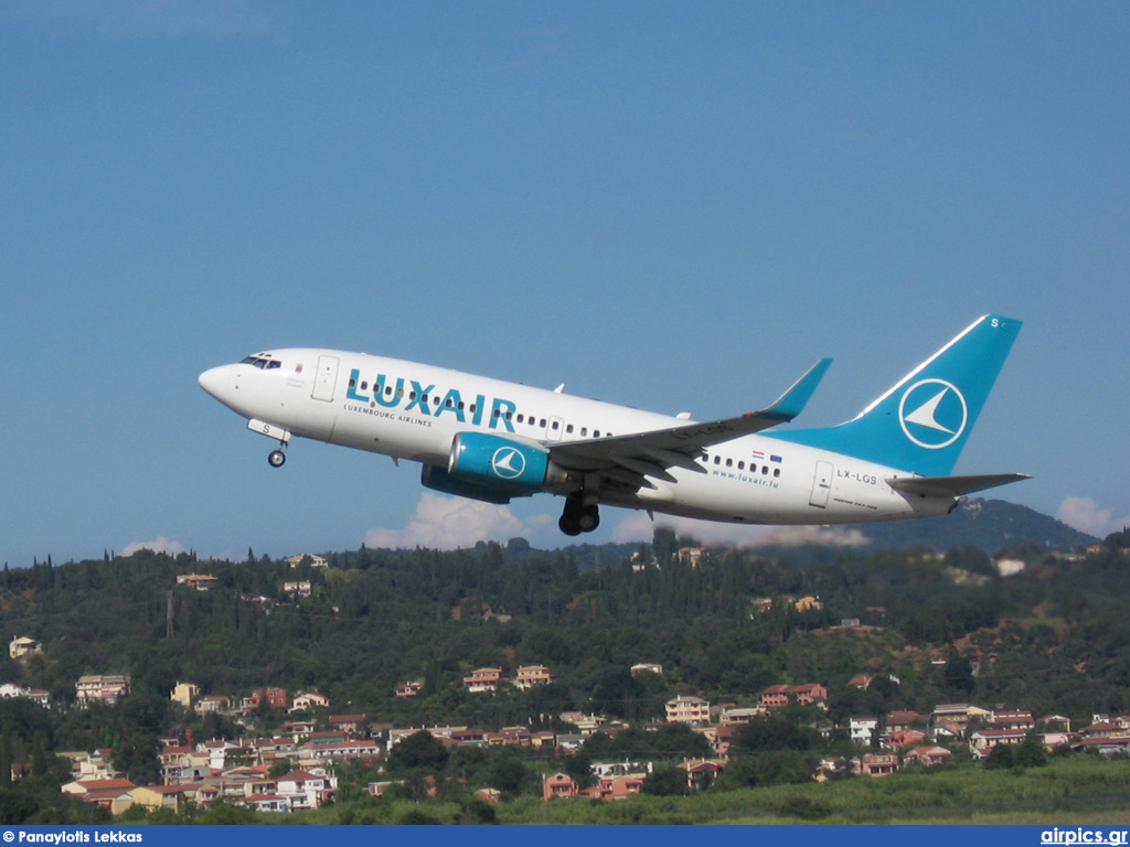 LX-LGS, Boeing 737-700, Luxair