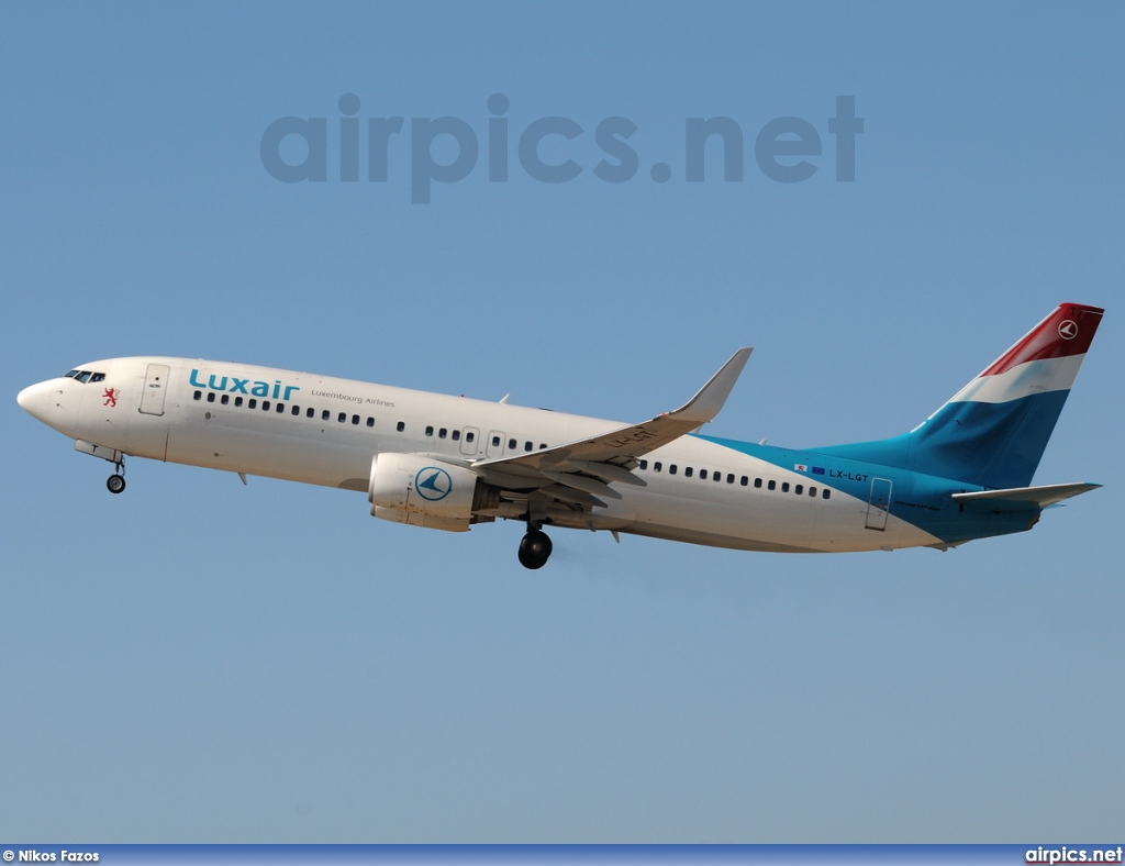 LX-LGT, Boeing 737-800, Luxair