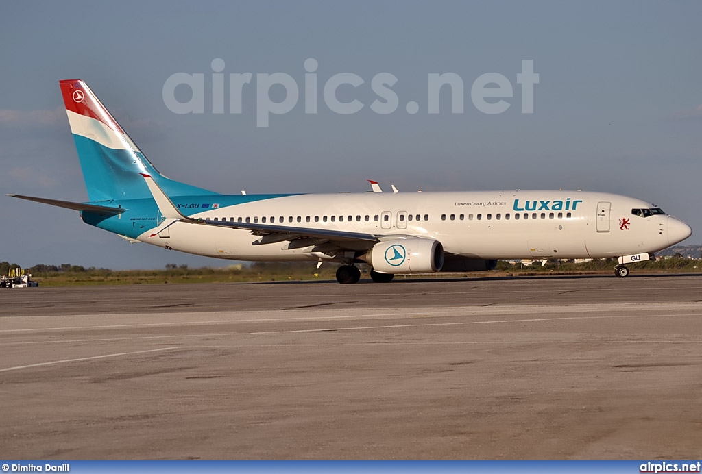 LX-LGU, Boeing 737-800, Luxair