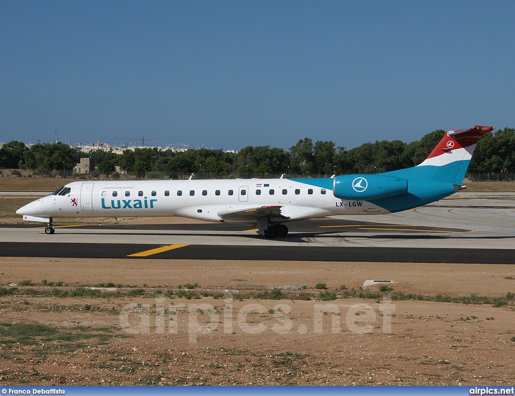 LX-LGW, Embraer ERJ-145LU, Luxair