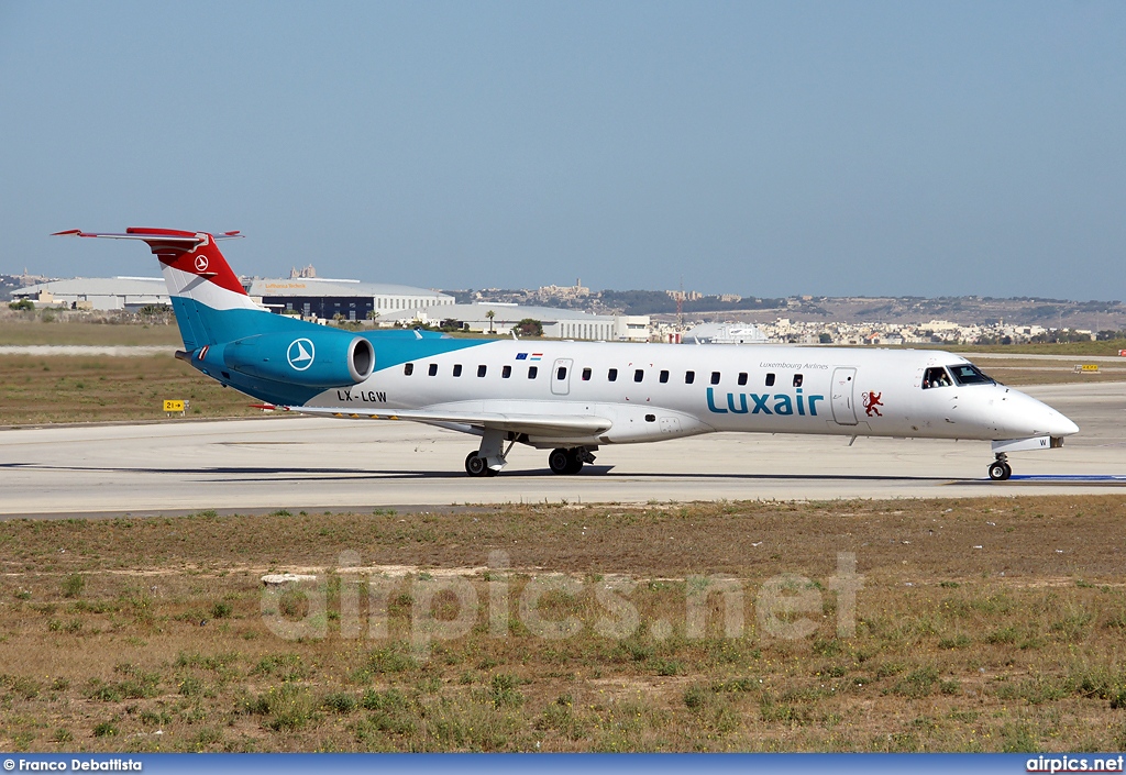 LX-LGW, Embraer ERJ-145LU, Luxair