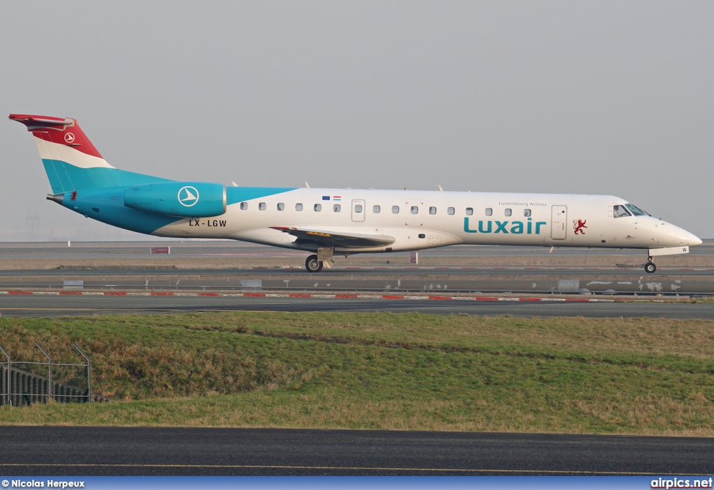 LX-LGW, Embraer ERJ-145LU, Luxair