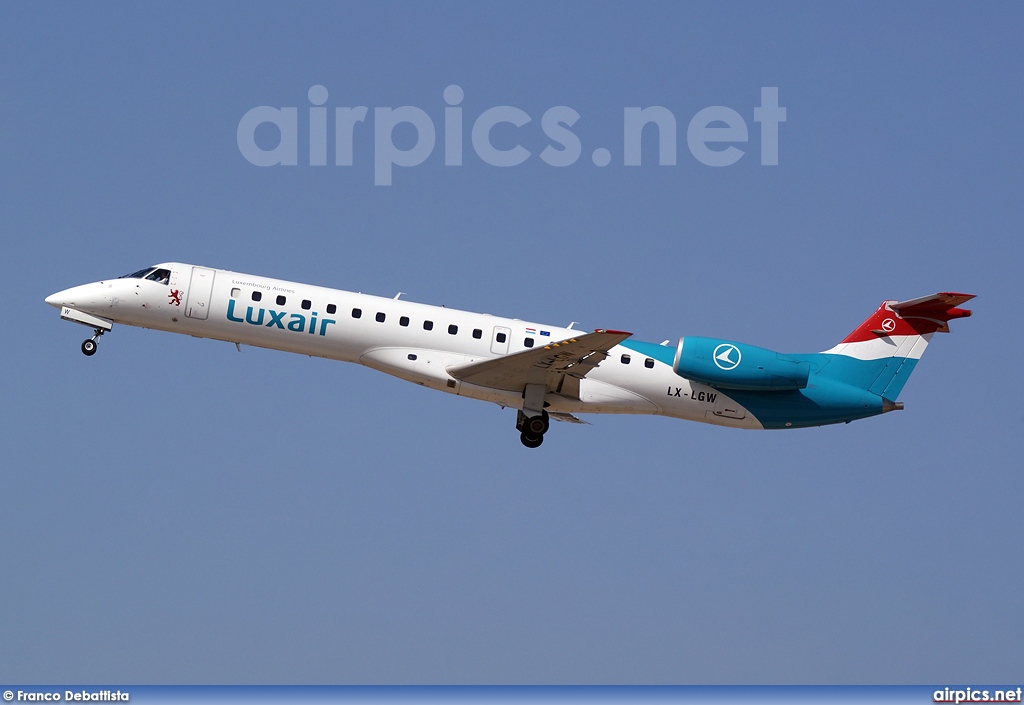 LX-LGW, Embraer ERJ-145LU, Luxair
