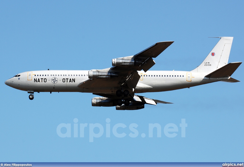 LX-N20199, Boeing 707-300C, NATO - Luxembourg