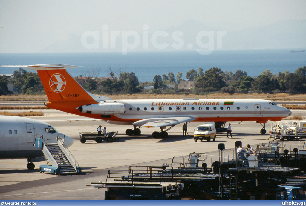 LY-ABF, Tupolev Tu-134-A, Lithuanian Airlines