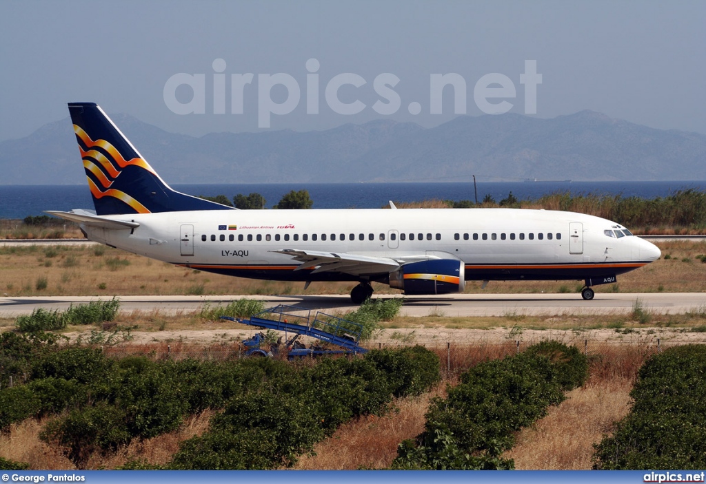 LY-AQU, Boeing 737-300, FlyLAL - Lithuanian Airlines