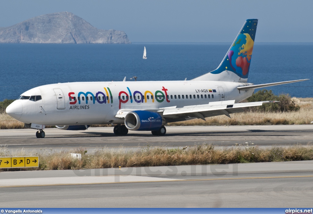 LY-AQX, Boeing 737-300, Small Planet Airlines