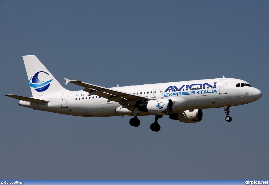 LY-VEX, Airbus A320-200, Avion Express Italia