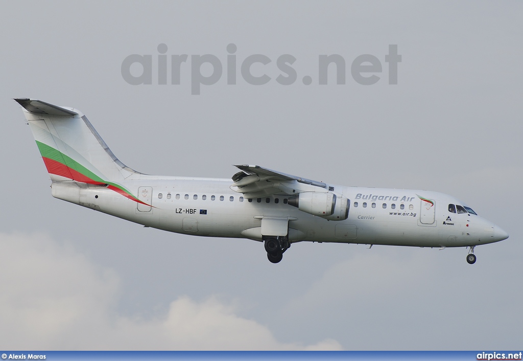 LZ-HBF, British Aerospace BAe 146-300, Bulgaria Air