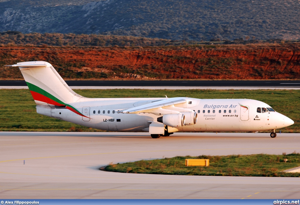 LZ-HBF, British Aerospace BAe 146-300, Bulgaria Air