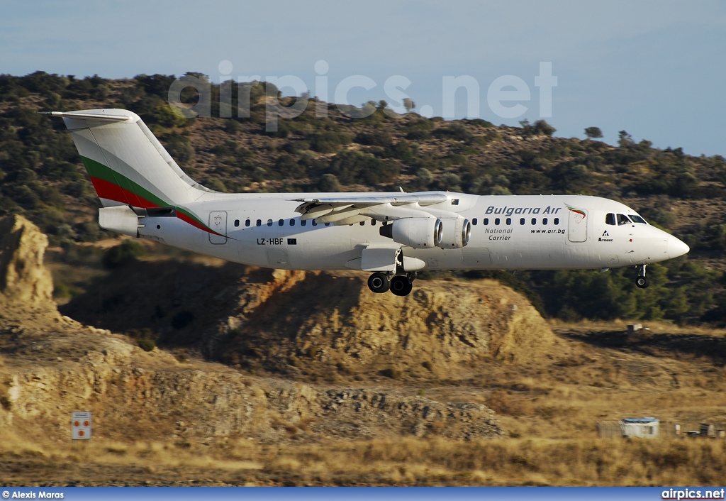 LZ-HBF, British Aerospace BAe 146-300, Bulgaria Air