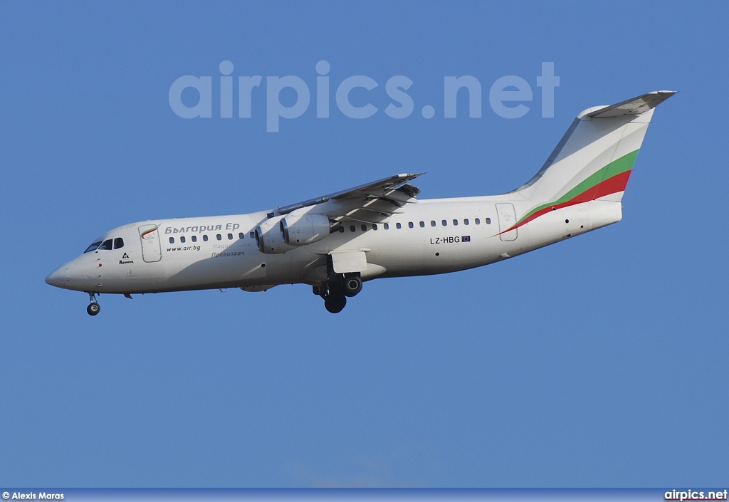 LZ-HBG, British Aerospace BAe 146-300, Bulgaria Air