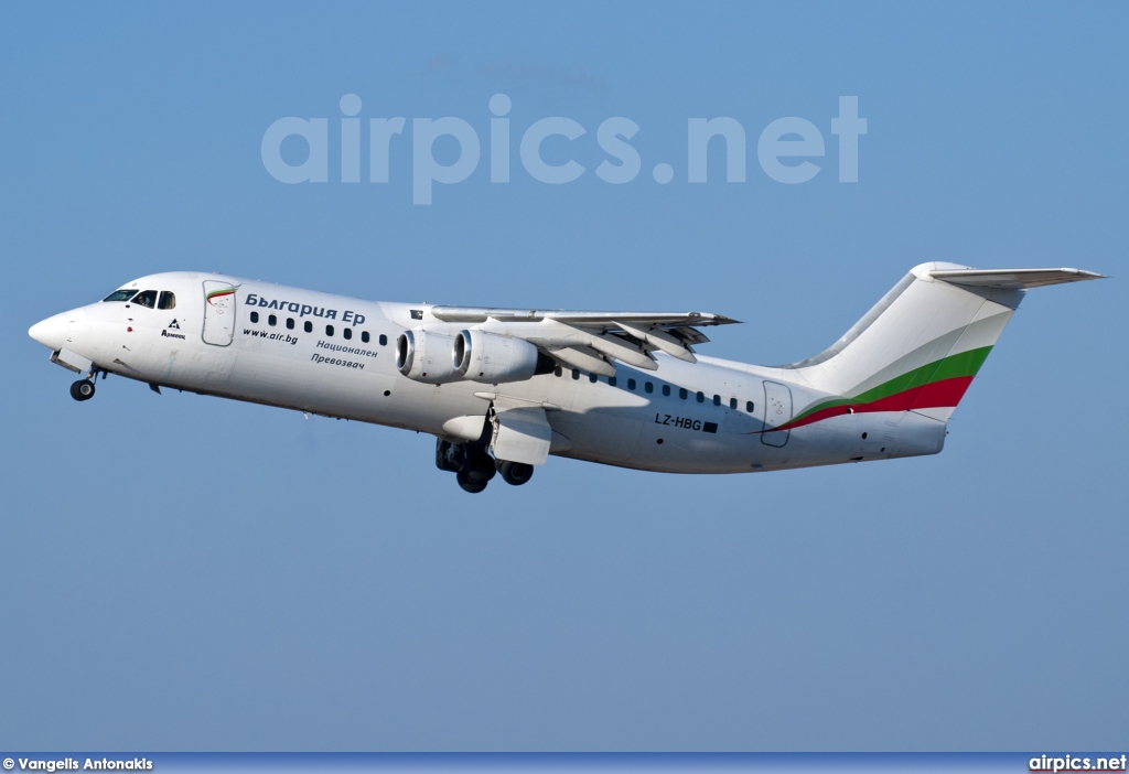 LZ-HBG, British Aerospace BAe 146-300, Bulgaria Air